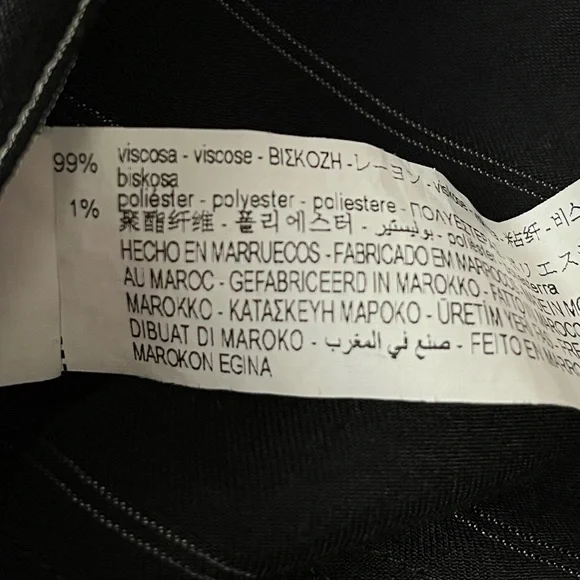 Zara Pinstriped Wrap Blazer Mini Dress Black Size Small - Picture 8 of 9